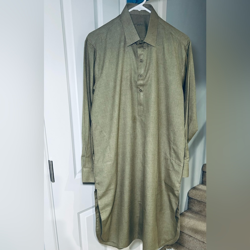 Olive Green Long Sleeve Shirt